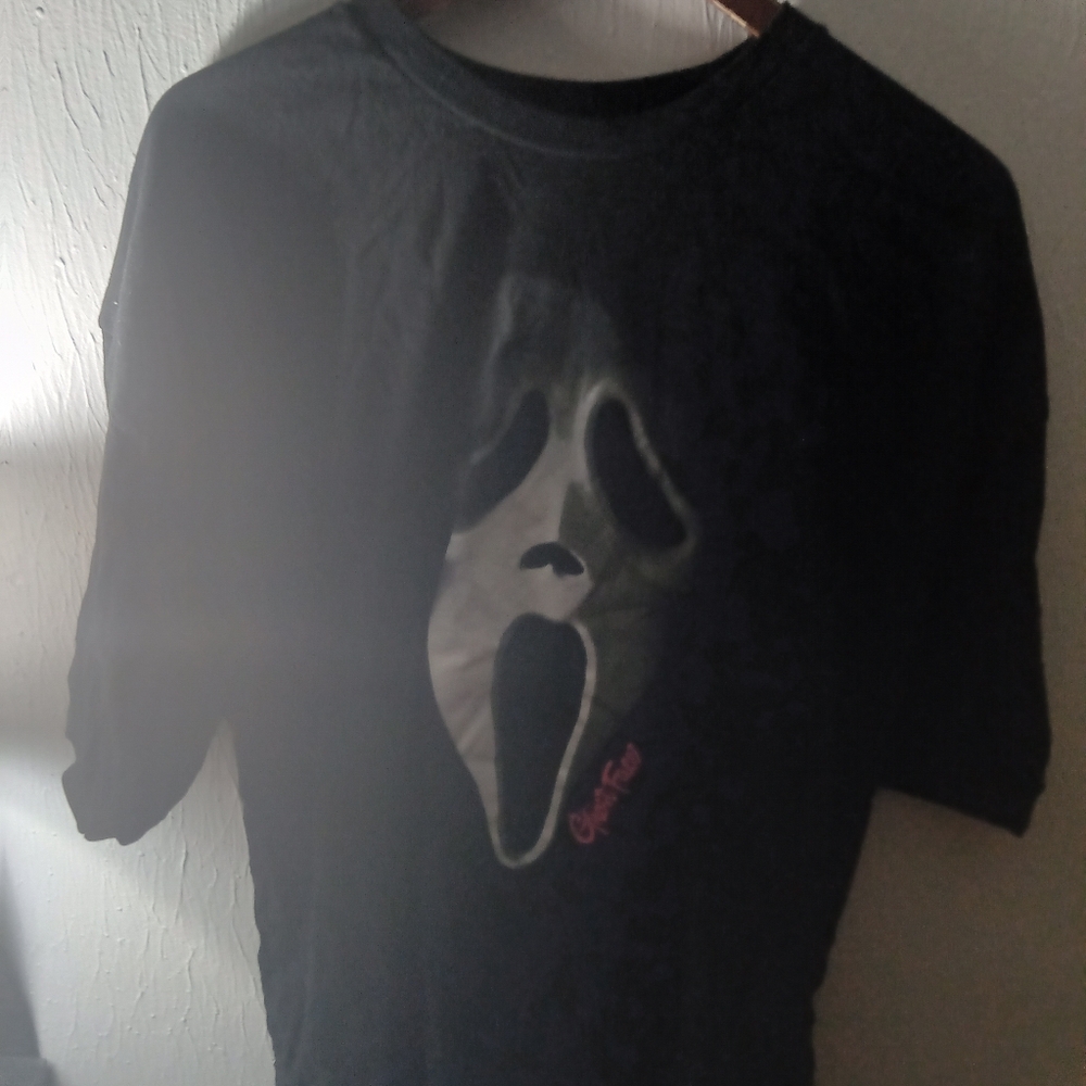 Black ghostface shirt